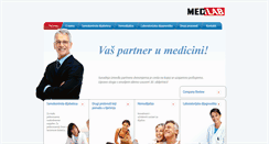 Desktop Screenshot of medilab.hr